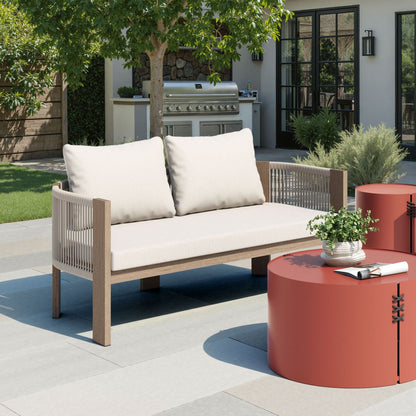 Rebel Olefin Fabric Outdoor Sofa