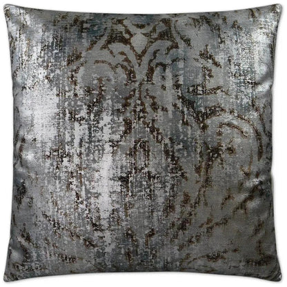 Rebel Storm Grey Throw Pillow With Insert