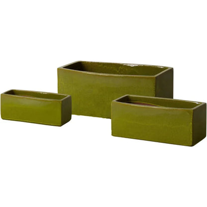 Rectangular Window Box Ceramic Planter