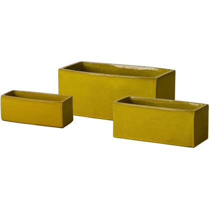 Rectangular Window Box Ceramic Planter