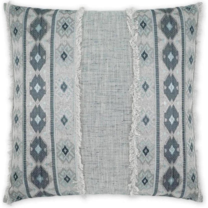 Refined Lake Embroidery Slate Large Throw Pillow Insert