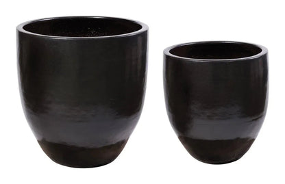 Reflection Ceramic Patio Planter (Set Of 2)