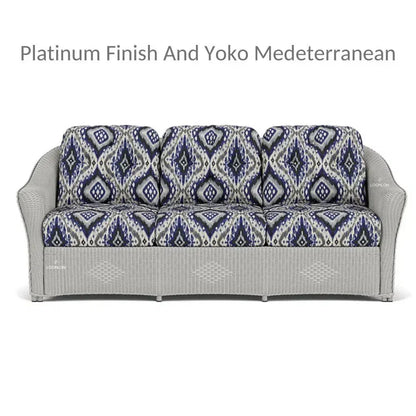 Reflections All Weather Wicker 3-Seater Sofa with Sunbrella Cushions