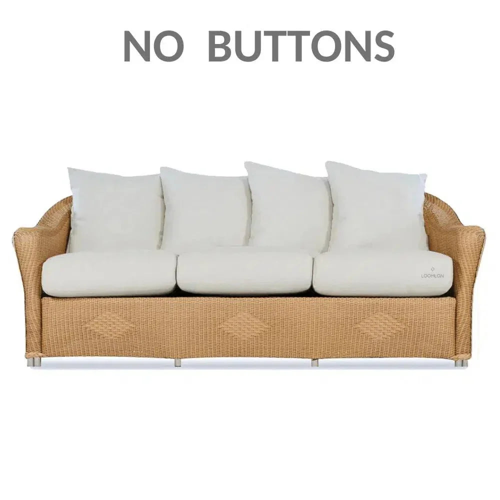 Reflections All Weather Wicker 3-Seater Sofa with Sunbrella Cushions