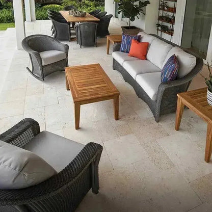 Reflections All Weather Wicker 3-Seater Sofa with Sunbrella Cushions