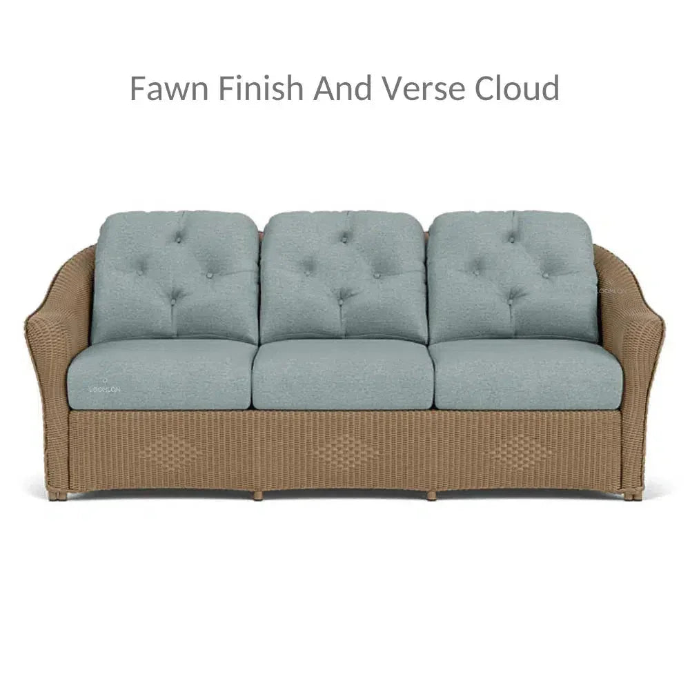 Reflections All Weather Wicker 3-Seater Sofa with Sunbrella Cushions