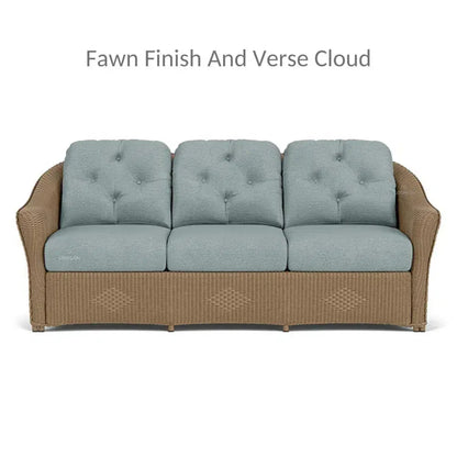 Reflections All Weather Wicker 3-Seater Sofa with Sunbrella Cushions