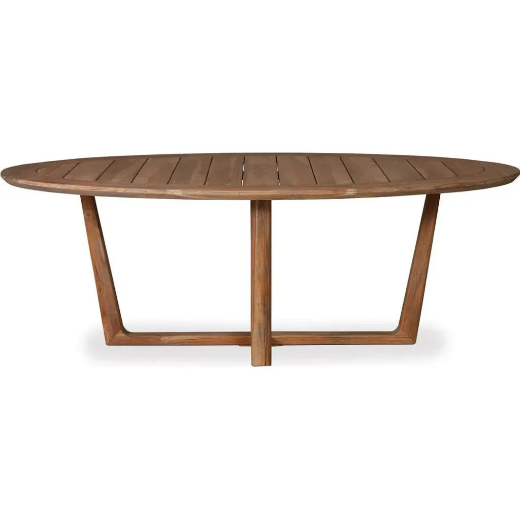 Reflections Teak Dining Table with Swivel Chair Set 7PC