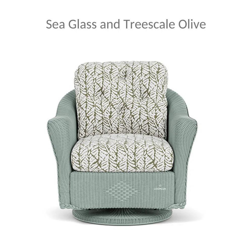 Reflections Swivel Rocker Lounge Chair with Sunbrella Cushion