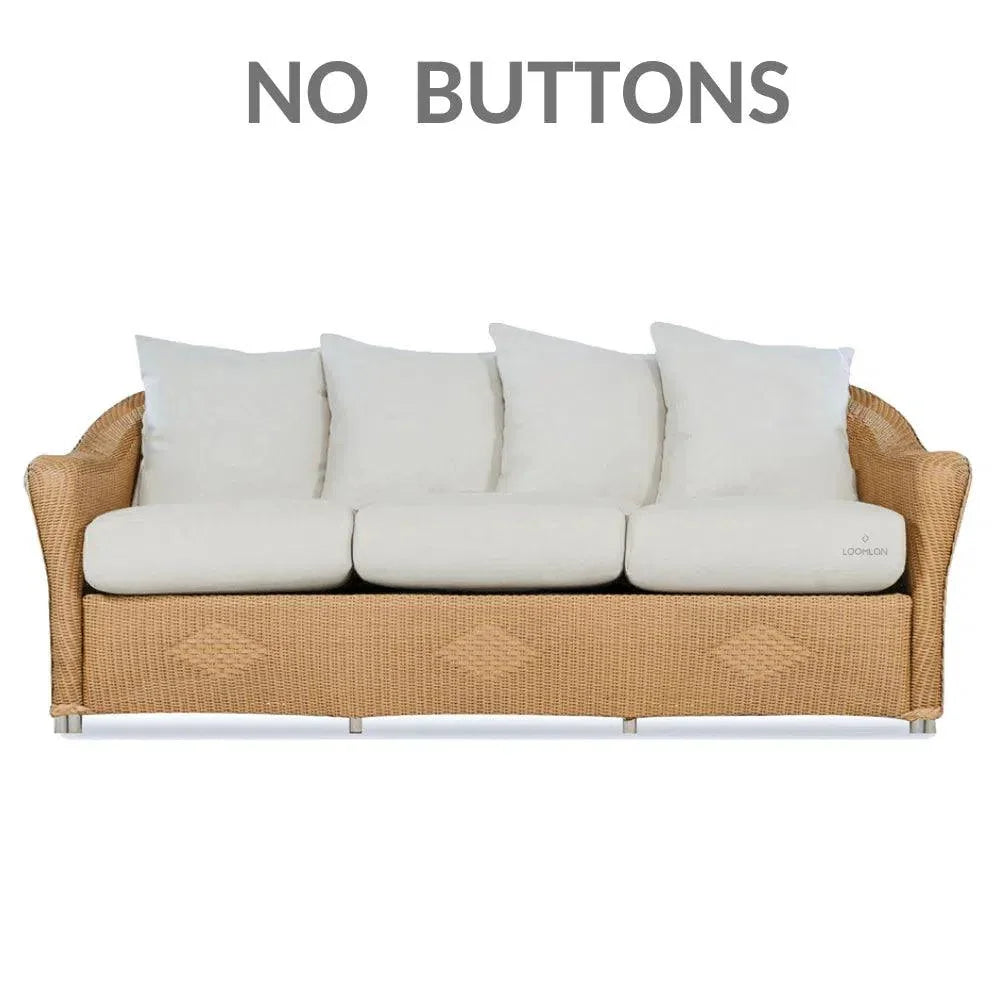 Reflections Wicker 3-Seater Sofa with Coffee Table Set 2PC