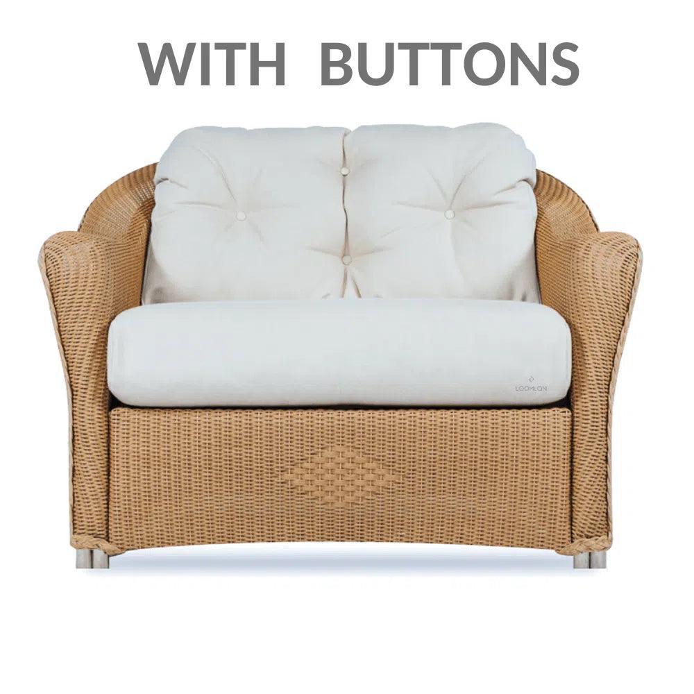 Reflections Wicker Chair with Sunbrella Cushions
