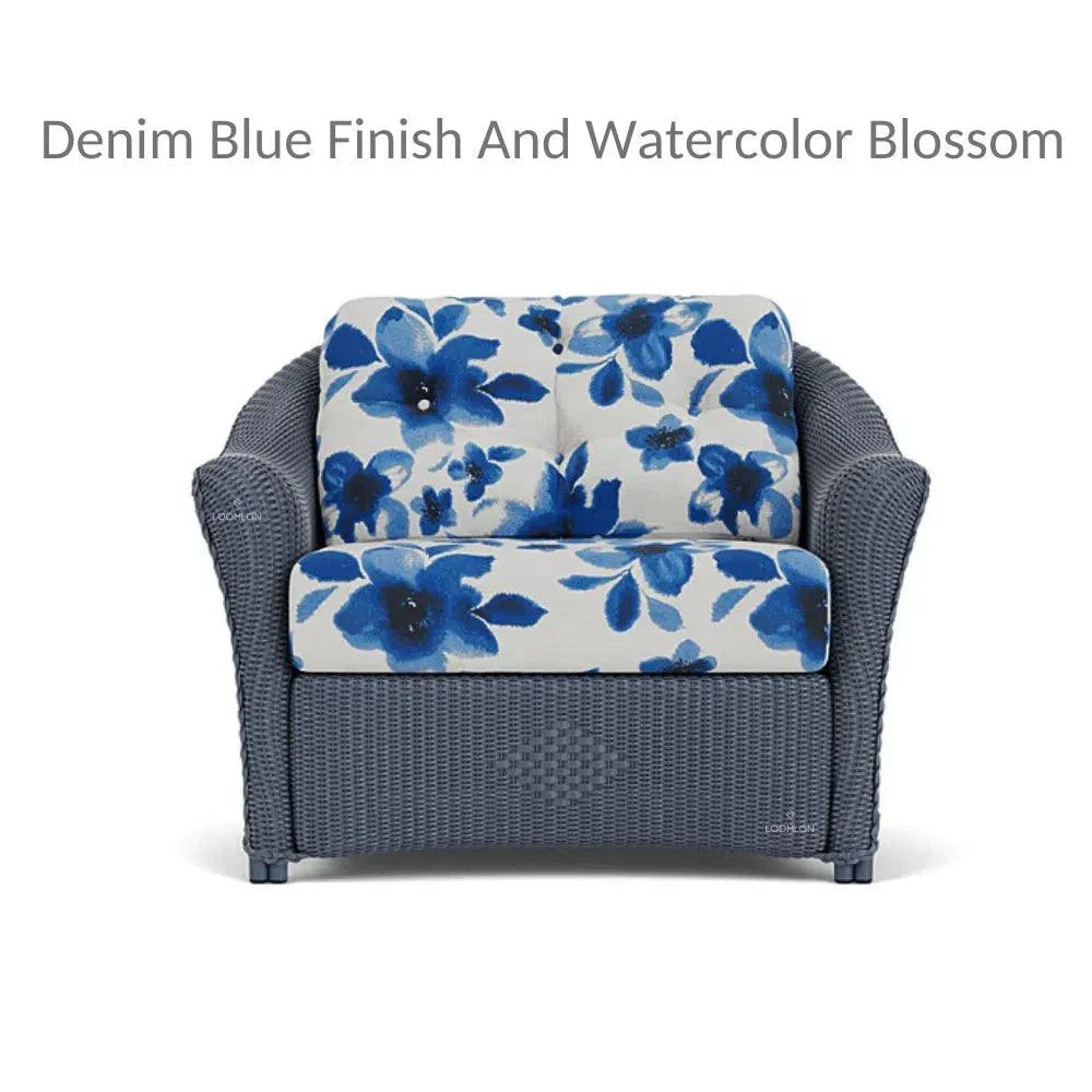 Reflections Wicker Chair with Sunbrella Cushions