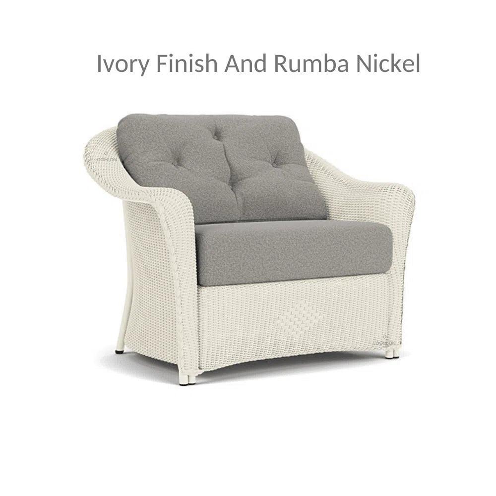 Reflections Wicker Chair with Sunbrella Cushions
