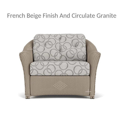 Reflections Wicker Chair with Sunbrella Cushions