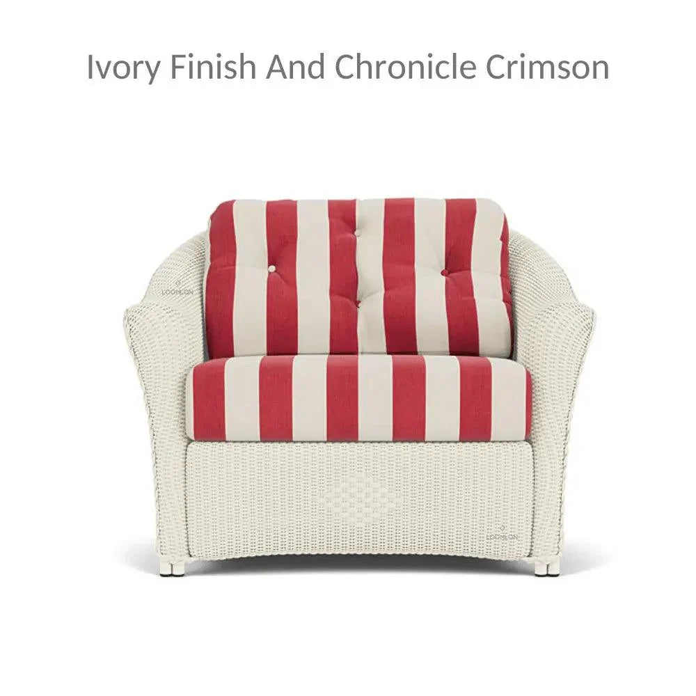 Reflections Wicker Chair with Sunbrella Cushions