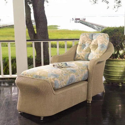 Reflections Wicker Day Chaise Lounge with Sunbrella Cushions