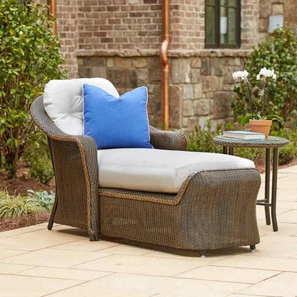 Reflections Wicker Day Chaise Lounge with Sunbrella Cushions
