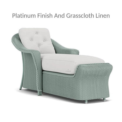 Reflections Wicker Day Chaise Lounge with Sunbrella Cushions