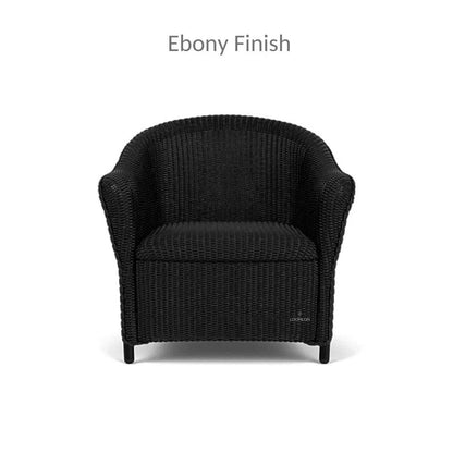 Reflections Wicker Lounge Chair Padded Seat
