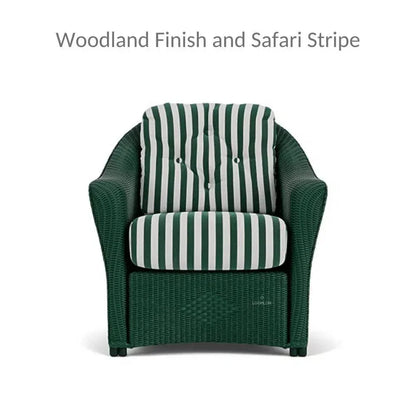 Reflections Wicker Lounge Chair with Sunbrella Cushions