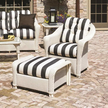 Reflections Wicker Lounge Chair with Sunbrella Cushions