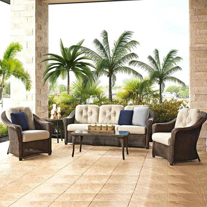 Reflections Wicker Lounge Chair with Sunbrella Cushions