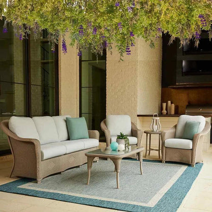 Reflections Wicker Lounge Chair with Sunbrella Cushions