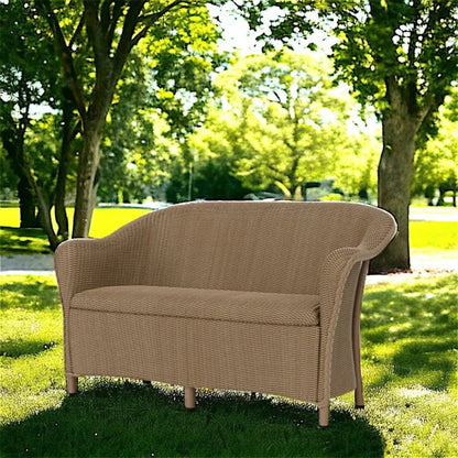 Reflections Wicker Padded Seat Loveseat