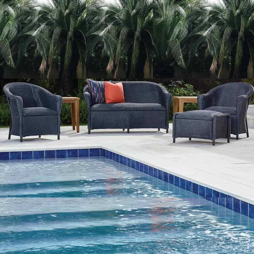 Reflections Wicker Padded Seat Loveseat