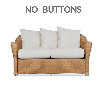 Reflections Wicker Loveseat with Sunbrella Cushions