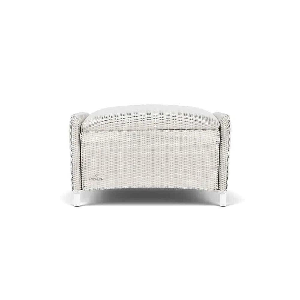 Reflections Wicker Ottoman Padded Seat