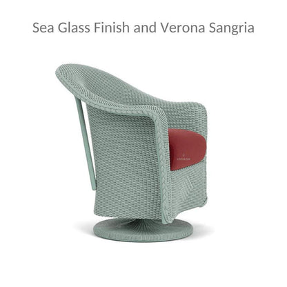Reflections Wicker Patio Swivel Rocker Dining Chair