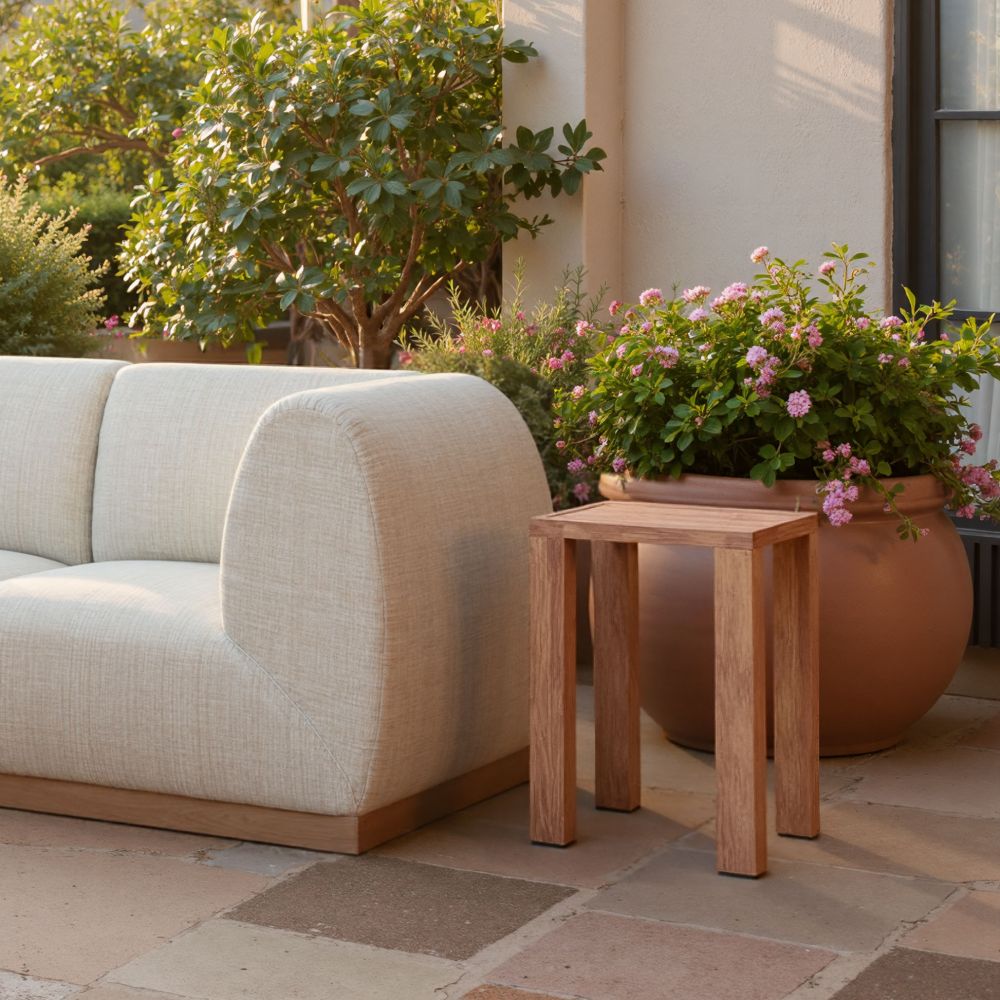 Regels Aluminum Outdoor Side Table
