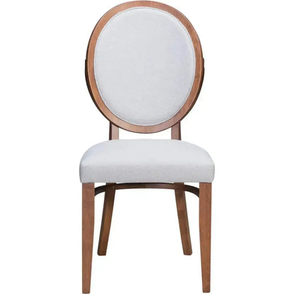 Regents Dining Chair 2PC Walnut & Gray
