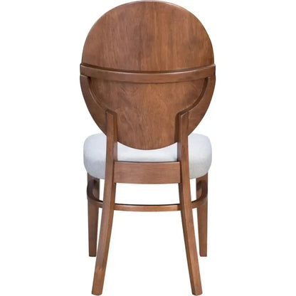 Regents Dining Chair 2PC Walnut & Gray