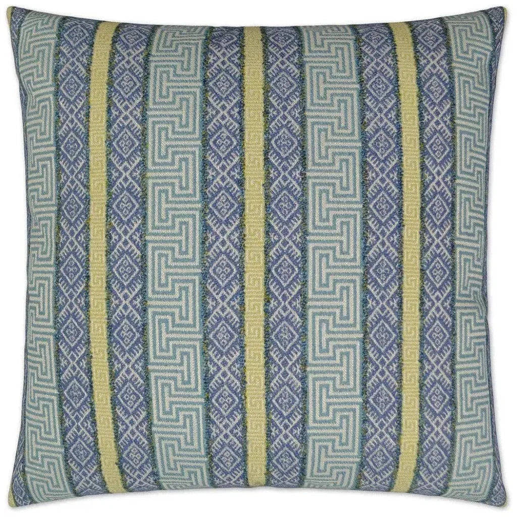 Regis Blue Throw Pillow With Insert