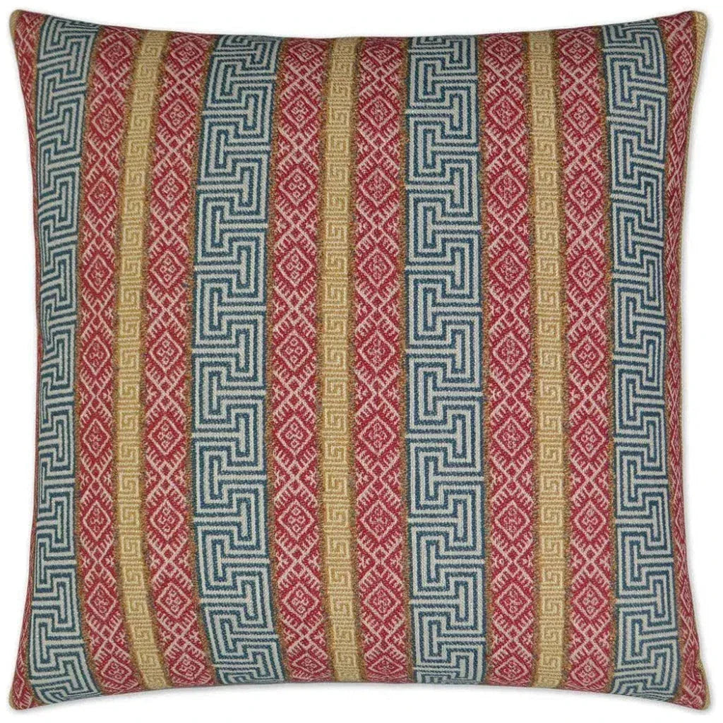 Regis Red Throw Pillow With Insert