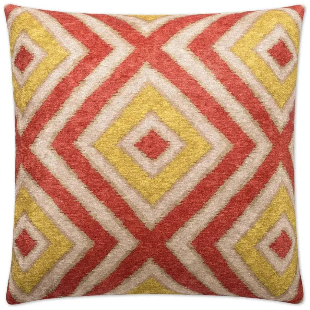 Registan Tomato Red Throw Pillow With Insert