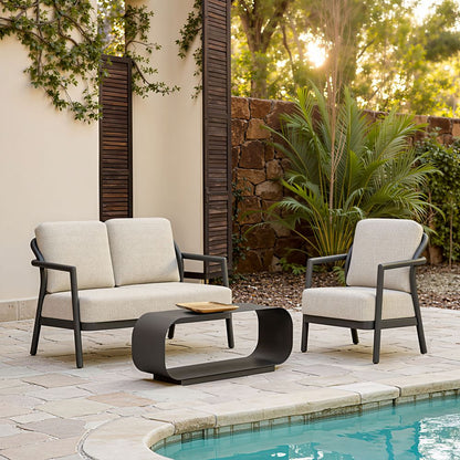 Rein Olefin Fabric Outdoor Accent Chair