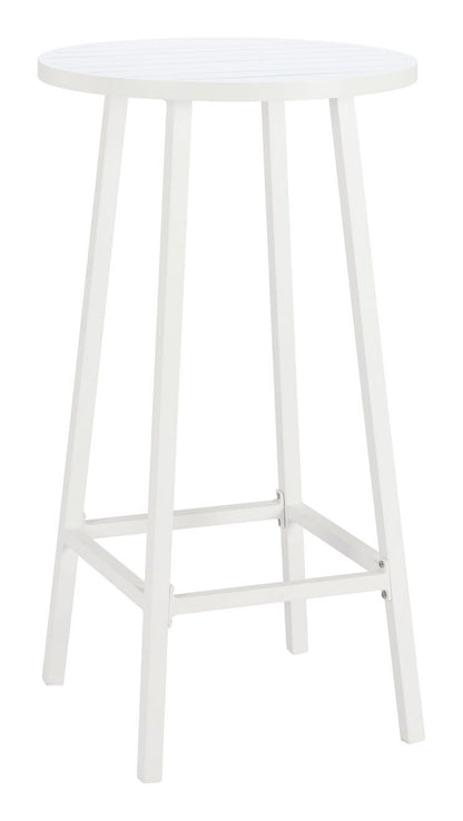 Ren Aluminum White Outdoor Bar Table