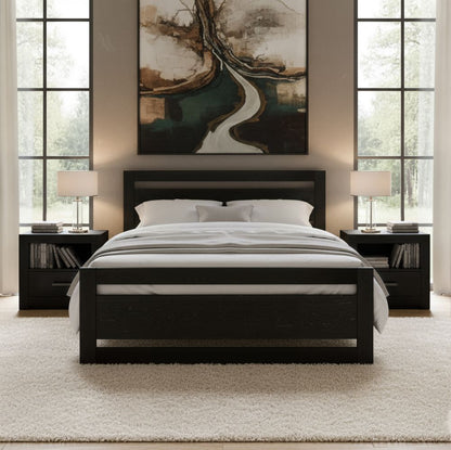 Repos Modern Wooden Queen Bed