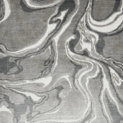 Rhapsody Grey Abstract Grey Large Throw Pillow Insert