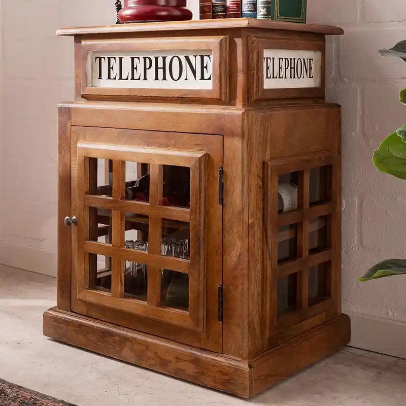 Rhotha Wood Brown Accent Cabinet
