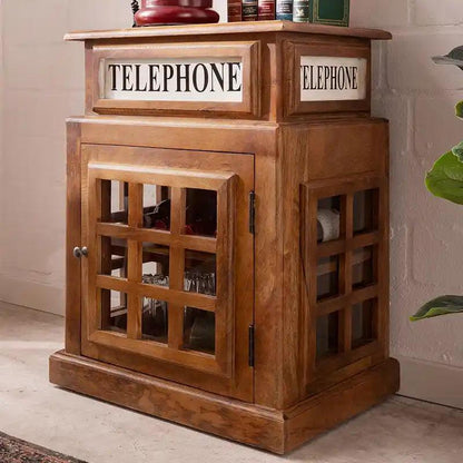 Rhotha Wood Brown Accent Cabinet