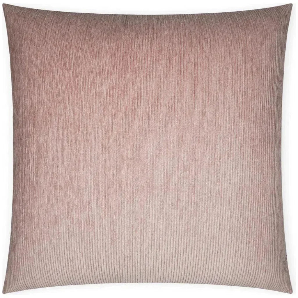 Ridges Blush Stripes Textured Blush Large Throw Pillow