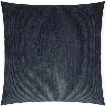Ridges Cadet Stripes Textured Navy Large Throw Pillow