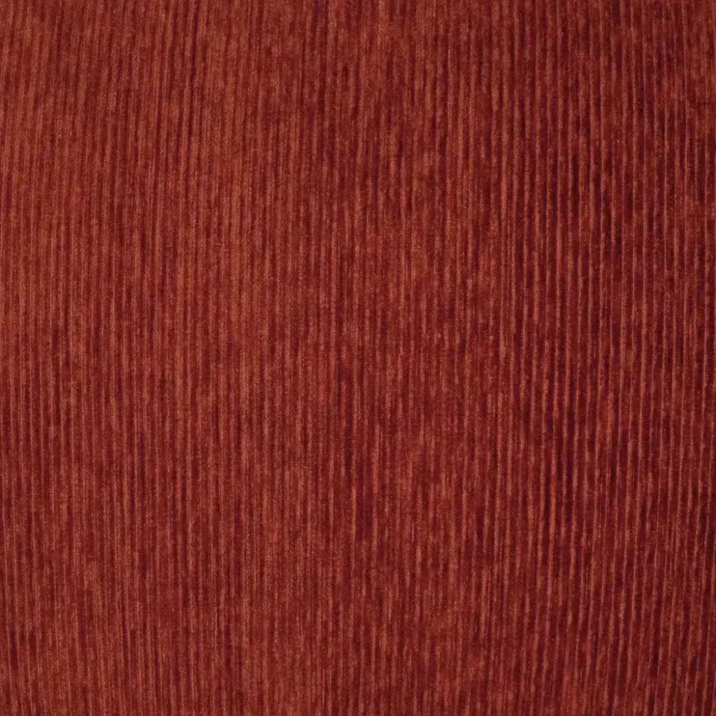 Ridges Paprika Stripes Textured Red Large Throw Pillow