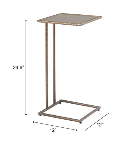 Ringen Steel Frame Golden Side Table