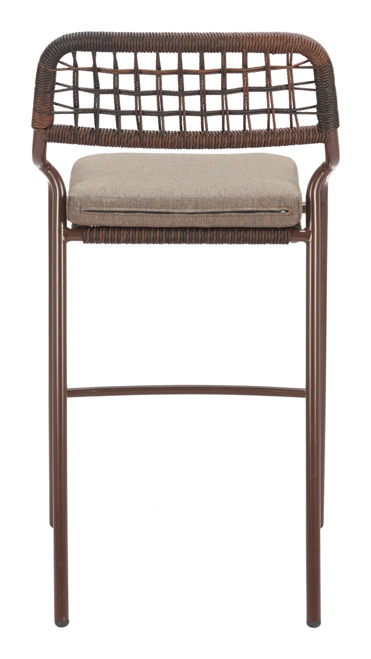 Rio Olefin Fabric Outdoor Barstool 2PC