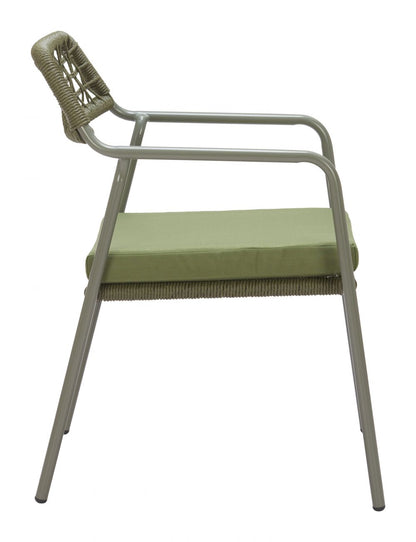 Rio Olefin Fabric Outdoor Dining Chair 2PC